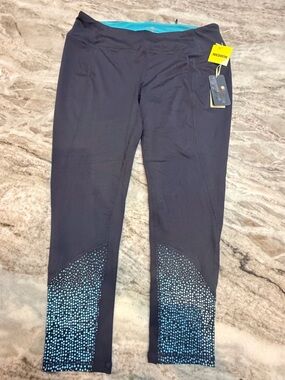 Tangerine Leggings Women’s Medium NWT Grey Spearmint Activewear Workout
